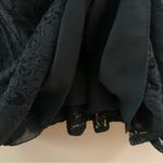 Laura Ashley Vintage Laura Ashely Black Lace Sleeveless V-neck Maxi Cocktail Dress Size 6 Photo 10