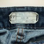 Free People Trendy Blue Denim Overalls Size 26 Photo 4