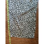 Morgan Taylor Sz L Linen Blend Animal Print Statement Oversized Paperbag Pants Brown Size L Photo 4