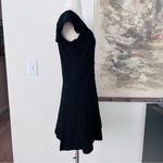 Gap  Button-Front Flare Dress in Black Size XS $70 Photo 5
