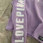 Victoria's Secret PINK Cold Shoulder Cropped Hoodie Photo 3