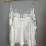 Victoria's Secret Victoria’s Secret Black and Cream Polka Dot Lace Satin Cami Sleep Top Size Large Photo 3