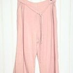 ASOS Pink Wide Leg Belted Cropped Pants 219 Photo 0