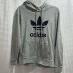 Adidas ♠️ Gray Hoodie with Black Logo Photo 0