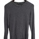 Rachel Zoe LongĀ Sleeve Boat NeckāGray Shirtā SizeāS Photo 0