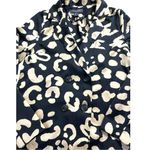 Primark  Double Breasted Blazer Women’s Size 4 Satin Leopard Print Blazer NWOT‎ Photo 2