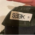 LF Seek the label green faux leather skirt Photo 3