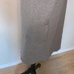 Thyme + Honey  grey short sleeve midi dress with pockets Photo 4