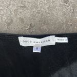 Good American NEW Thong Bodysuit in Black Metallic Size 5(XL) NEW w/o Tag Photo 4