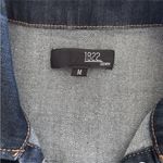 1822 Denim 1822 Women’s Stretchy Studded Denim Jacket Size M Photo 2