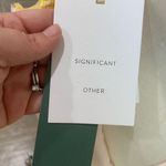 Significant Other One Other Draped Halter Yellow Midi Dress NWT Size 8 Photo 9