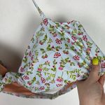 J.Crew NWT Knot Bandeau Bikini Top Cloud Meadow Floral Blue Plus Size 3X NEW Photo 5