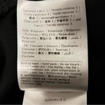 RED Valentino Black Pleated Peplum Sweatshirt Logo Tape Sleeves Designer Top S Photo 9