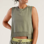 Free People Movement Intercept Tank in Sage Stone Green Photo 0