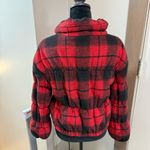 BB Dakota Everlong‎ Red Black Puffer Jacket Fall Winter Crop Buffalo M Size M Photo 5