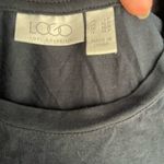 LOGO By Lori Goldstein Logo Lori Goldstein Midi Dress Women's M Black Pockets Stretch size LP Photo 4