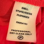 Calvin Klein NWT  Pleated Halter‎ Dress in Poppy Red Size 6 Criss Cross Back Photo 6