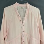 Free People We The Free Summer Daydream Buttondown Long Sleeve Oversized Tunic Photo 8