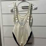 Elle  Vintage Made In Italy One Piece Embroidered Bathing Suit Photo 2