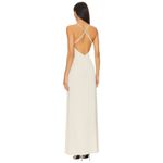 NBD  Valeria Gown in Ivory Small New Womens Crystals Long Maxi Dress Photo 1