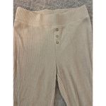 P.J. Salvage  Beige Ribbed Loungewear Pajama Pants Photo 1
