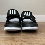 Adidas Unisex Adilette Black White Sandals Photo 8