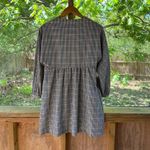 ZARA  Women's Plaid Button Front Mini Dress Size M Photo 1