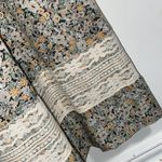 Vintage floral‎ skirt Union made size 10 sash belt side zip and button Photo 2