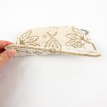 Vintage Handmade White Czechoslovakian Art Deco Beaded Clutch Women One Size Photo 6