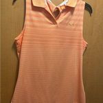 Puma Women's Orange Sleeveless Polo Top Photo 0