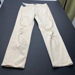 Ramy Brook Adriana Color Linen High Rise Straight Leg Jeans SZ 29 NEW *TINY FLAW Photo 0