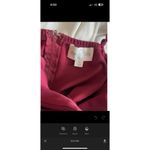 Jun & Ivy Francesca’s Velma Ladder Trim Flare mini burgundy Dress  small summer​ Photo 4