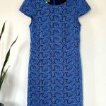 Pim + Larkin Blue Lace Brocade Short Photo 2