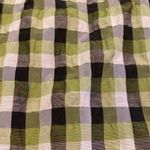 Urban Outfitters Daisy Street Faux Wrap Front Smock Dress Green Plaid Gingham Seer Sucker Size XS Photo 3