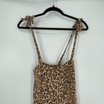 Faithfull the Brand Women's Mila Animal Print Tie Straps Elsa Jumpsuit Size XS Photo 7