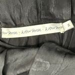 & Other Stories & Other Stories Black Burnout Silk Bracelet Sleeve Belted Midi Dress sz 36 / S Photo 3