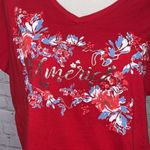 st. john's bay St. John’s Bay Red America T-Shirt - 0X Photo 1