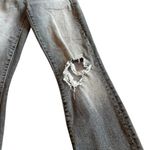 Mother High Waisted Looker Ankle Chew Scene of the Crime Grey Jeans Size 24 Gray Photo 4