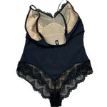 Pinsy Sculpting Lace Shapewear Bodysuit Black Size Large EUC Photo 8