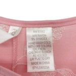 Forgotten Grace  Women’s Pink Embroidered Peasant Ruffle Top Photo 5