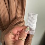 Good American  ribbed tie front midi dress  Photo 8