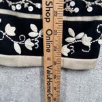 Dress Barn  Sweater L Floral Embroidered Cardigan Cottagecore Preppy Grandmacore Photo 8