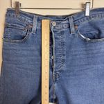 Levi's  Ribcage Straight Ankle Jeans Womens 30 Blue High Rise Button Fly Denim Photo 6