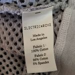 REVOLVE ELECTRIC & ROSE GRAY MESH ZIP FRONT BELL SLEEVE JACKET S Photo 12