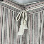 Rewind Striped Linen Blend Drawcord Elastic Waist Straight Leg Pants NWT 3X Photo 2