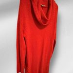 Anthropologie  Red Cowl Neck Sweater Dress nwt Photo 3