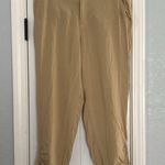 Ralph Lauren Pants Cinch Ankle Relaxed Jogger High Waist Khaki Beige 10 Classic Photo 0