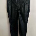 Torrid  Perfect Skinny Faux Leather Mid Rise Pant Womens size 14S NWOT deep black Photo 0