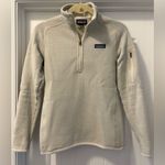 Patagonia  Women's Better Sweater Cream Quarter-Zip Sweater Size Small Photo 1