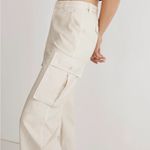 Madewell Garment-Dyed Low-Slung Straight Cargo Pants in Vintage Linen Size 33 Photo 3